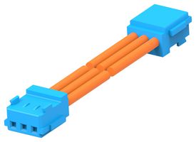 TE CONNECTIVITY 2405870-3 Cable Assembly, CN1 Connector to CN2 Connector, 3 Ways, 1.5 mm, 1 Row, 300 mm, 11.8 "