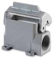 HARTING 09 20 010 0252 Connector Backshell, Housing, Standard Han Connectors, 10A, 90°, Metal Body