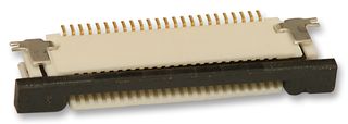 MOLEX 524352471. FFC / FPC Board Connector, ZIF, 0.5 mm, 24 Contacts, Easy-On 52435 Series, Solder, Top, 1 Row