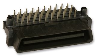 MOLEX 71661-2040 . Mezzanine Connector, Right Angle, Header, 1.27 mm, 2 Rows, 40 Contacts, Through Hole Mount, Brass