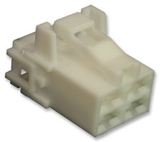 MOLEX 35270-0410 Connector Housing, 35270, Receptacle, 4 Ways, 9 mm, Molex 35427/35430 Series Contacts