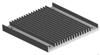 BOYD 241204B92200G Heat Sink, Square, For DC/DC Converters, Half Brick, 57.9 mm, 11.4 mm, 61 mm
