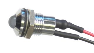 CML INNOVATIVE TECHNOLOGIES 19040204WE Multicolour Panel Indicators, Red, Green, 8 mm, R 25mA, G 25mA, R 12V, G 12V, R 37mcd, G 37mcd