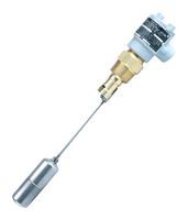 DWYER L4-D Float Switch, 10A, 125/250 VAC, Brass, DPDT, 1000 PSI, 3/4" FNPT, -20 to 135 °C