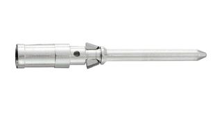HARTING 09150006302 Heavy Duty Connector Contact, Han D Series, Pin, 18 AWG, Crimp, 10 A, Copper Alloy