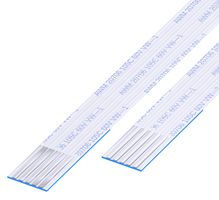 GCT 10-05-A-0101-C-4-08-4-T FFC / FPC Cable, 5 Core, 1 mm, Same Sided Contacts, 4 ", 101 mm, White