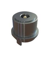 EDAC 685A02222021A1E Magnetic Connector, 1 Contacts, Plug, Straight, 2 A, Black