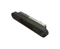 EDAC 685A1821220113Q Magnetic Connector, 18 Contacts, Plug, Straight, 1.8 mm, 2 A, Black