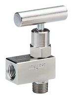 NOSHOK 152-MFAC Needle Valve, 1/4" NPT, Male/Female Angled Thread, 6000 psi, 150 Series