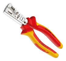 GEDORE 1552082 Stripping Pliers, VDE Insulating Sleeves, 0.5 to 5mm² Stripping Capacity, V-Shaped, 160mm Length