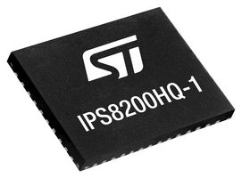 STMICROELECTRONICS IPS8200HQ-1 Power Load Distribution Switch, Active Low, 8 Outputs, 36V, 0.2 ohm, VFQFPN-EP-48