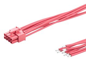 MOLEX 226245-1082 Cable Assembly, Mini-Fit Versa Receptacle to Free End, 8 Ways, 4.2 mm, 2 Row, 150 mm, 5.9 "