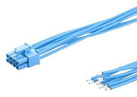 MOLEX 226245-2083 Cable Assembly, Mini-Fit Versa Receptacle to Free End, 8 Ways, 4.2 mm, 2 Row, 300 mm, 11.8 "