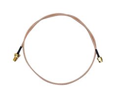 MUELLER ELECTRIC BU-4150031018 RF / Coaxial Cable Assembly, 6GHz, 18 ", 457.2 mm, RG316, SMA Bulkhead Jack, SMA Plug, 50 ohm