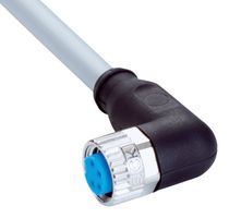 SICK YG8U14-100VA3XLEAX Sensor Cable, A Coded, Black, 90° M8 Receptacle, Free End, 4 Positions, 10 m, 32.8 ft