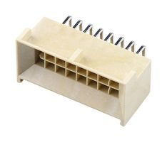 MOLEX 219637-2110 Pin Header, Wire-to-Board, 2.5 mm, 2 Rows, 10 Contacts, Through Hole Right Angle