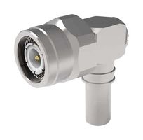 TIMES MICROWAVE TC-240-TM-RA-D RF / Coaxial Connector, TNC Coaxial, Right Angle Plug, Solder, Crimp, 50 ohm