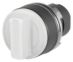 EAO 46-2W28.1CN0.001 Switch Actuator, 2 Position, 30mm, White, EAO 46 Series 22.3mm Illuminated Selector Switches, IP65