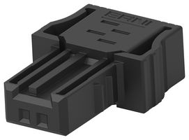 TE CONNECTIVITY - ERNI 504778-E IDC Connector, IDC Receptacle, Female, 1.27 mm, 1 Row, 2 Contacts, Cable Mount