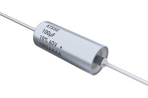 KEMET T550B107M040AT Tantalum Polymer Capacitor, 100 µF, ± 20%, 40 V, B, 0.15 ohm, Axial Leaded
