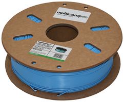 MULTICOMP PRO MP015145 3D Printer Filament, 1.75mm, Light Blue, PLA (Polylactide), 210°C to 230°C