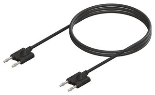 CAL TEST ELECTRONICS CT4451-100 Test Cable Assembly, Double Banana Plug to Banana Plug Male Cable, Test Equipments