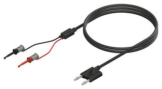 CAL TEST ELECTRONICS CT4457-100 Test Cable Assembly, Double Banana Plug to MiniPro Clips Breakout Cable, Test Equipments