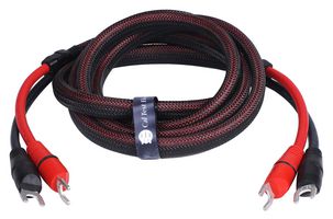 CAL TEST ELECTRONICS CT4043-200 Test Lead Set, Spade Lugs x2, Spade Lugs x2, 60 A, Black, Red, 2 m