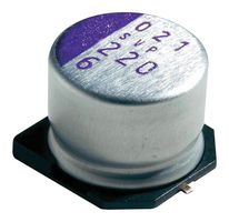 PANASONIC 16SVPG270MX Polymer Aluminium Electrolytic Capacitor, 270 µF, 16 V, Radial Can - SMD, 0.01 ohm
