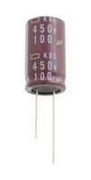 CHEMI-CON EKXL451ELL820MM25S Electrolytic Capacitor, Miniature, 82 µF, 450 V, ± 20%, Radial Leaded, 12000 hours @ 105°C, Polar