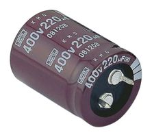 CHEMI-CON EKMQ451VSN271MR40S Electrolytic Capacitor, 270 µF, 450 V, ± 20%, Snap-In, 2000 hours @ 105°C