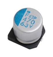 CHEMI-CON APXF4R0ARA391MF80G Polymer Aluminium Electrolytic Capacitor, 390 µF, 4 V, Radial Can - SMD, 9000 µohm