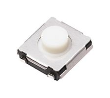 PANASONIC EVQ-Q2U01W Tactile Switch, SPST-NO, EVQQ2 Series, Top Actuated, Surface Mount, Round Button, 2.6 N