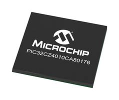 MICROCHIP PIC32CZ4010CA80176-I/5MX ARM MCU, PIC32 Family PIC32CZ CA Series Microcontrollers, ARM Cortex-M7F, 32 bit, 300 MHz, 4 MB
