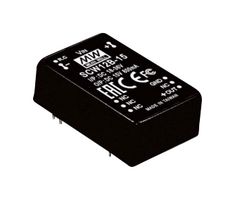 MEAN WELL SCW12B-05 Isolated Through Hole DC/DC Converter, Industrial, DIP, 2:1, 12 W, 1 Output, 5 V