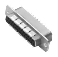 MOLEX 73284-3921 D Sub Connector, EMI Filter, 4000pF, Standard, Receptacle, 73284 Series, 25 Contacts, DB, Solder