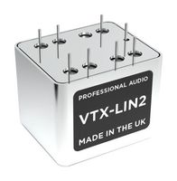 VIGORTRONIX VTX-LIN2 PCB Transformer, Line Input Transformer, 16Hz to 35kHz, Single Primary, Dual Secondary