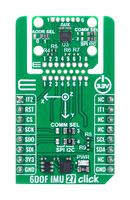 MIKROELEKTRONIKA MIKROE-6514 Add-On Board, 6DOF IMU 27 Click, MikroE mikroBUS Compatible Development Boards, MEMS Device