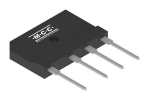MICRO COMMERCIAL COMPONENTS (MCC) GBJ3516-BP Bridge Rectifier, Single Phase, 1.6 kV, 35 A, GBJ, 4 Pins, 1.1 V