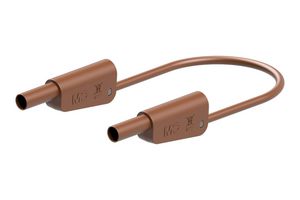 STAUBLI 66.2017-10027 Banana Test Lead, 30 VAC, 4mm Stackable Banana Plug, Shrouded, 4mm Stackable Banana Plug, Shrouded