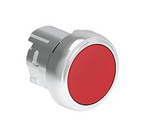 LOVATO LPSB104 Switch Actuator, Spring Return, Flush, Red, Lovato PLatinum Series 22mm Pushbutton Switches