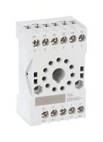 LOVATO ELECTRIC HR7XS2 Relay Socket, DIN Rail, Screw, 11 Pins, 10 A