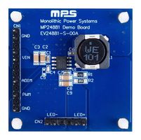 MONOLITHIC POWER SYSTEMS (MPS) EV24881-S-00A Evaluation Board, MP24881GN, 1 Output, 60V, 0.7A, Analogue, PWM, Synchronous Buck (Step Down)