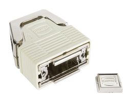 HARTING 09670250210160 D Sub Backshell, DB, 180°, Thermoplastic Body