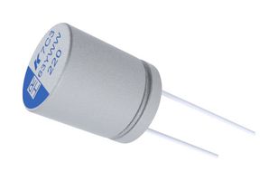 KEMET A7C3MW687M1VAAS011 Polymer Aluminium Electrolytic Capacitor, 680 µF, 35 V, 0.011 ohm, 4000 hours @ 125°C, ± 20%