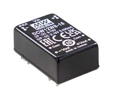 MEAN WELL DCW12W8-12 Isolated Through Hole DC/DC Converter, ITE & Industrial, DIP, 8:1, 12 W, 2 Output, 12 V
