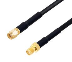 FAIRVIEW MICROWAVE FMCA100237-12 RF / Coaxial Cable Assembly, 12 ", 304.8 mm, LMR-240-UF, SMA RP Plug, SMA RP Jack, 50 ohm