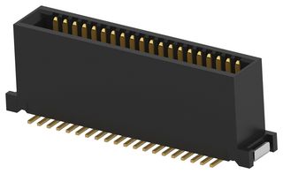 TE CONNECTIVITY 2487877-4 Mezzanine Connector, 6.8mm Height, Plug, 0.8 mm, 2 Rows, 40 Contacts, Surface Mount Straight