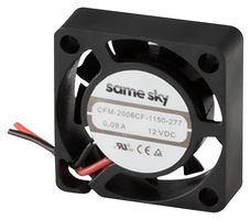 SAME SKY CFM-2507CF-0140-313 DC Axial Fan, 5 V, Square, 25 mm, 7 mm, omniCOOL, 3.09 CFM