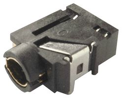 SAME SKY SJ-43515TS Phone Audio Connector, Tip Switch, Stereo, 5 Contacts, Jack, Through Hole Right Angle
